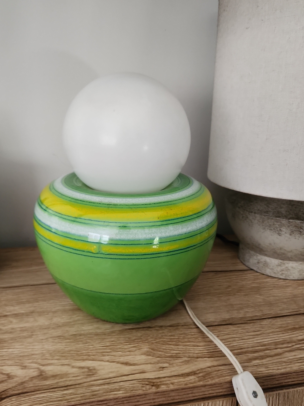 MCM Bitossi Aldo Londi Fasce Colorate Lamps 1960s Italy (NEEDS NEW 💡)